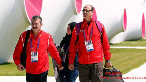 埃及运动员定制的山寨品牌服装