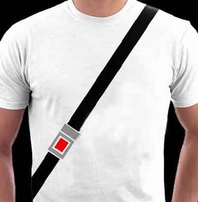 安全带T恤