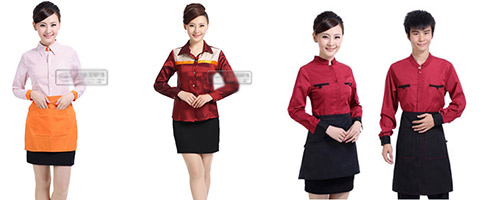 餐饮服务行业的定制工作服式图