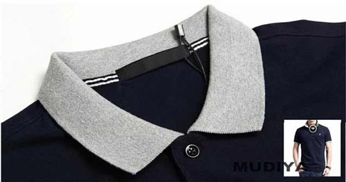 定做T恤衫款式衣领细节图