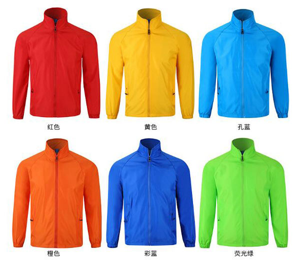 纯色定制风衣款式与颜色选择参考图