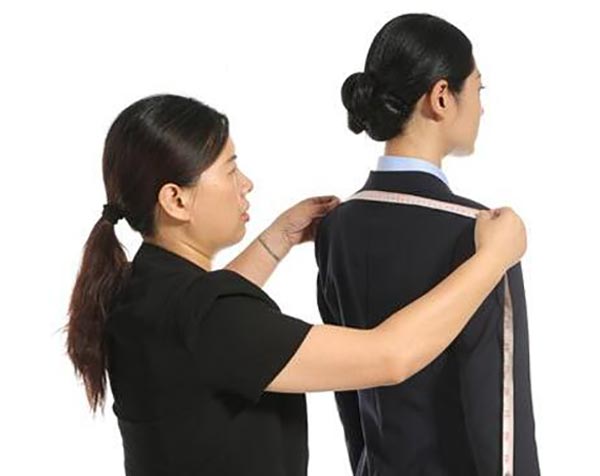 定制工作服或订做衣服时测量尺寸方法及图解