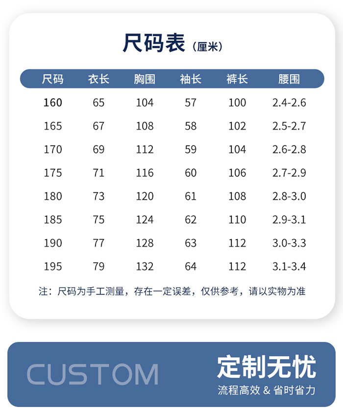新国标防静电服春秋工作服夹克现货尺寸表