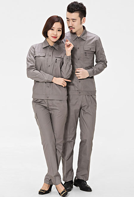 时尚长袖工作服定制款式模板图二