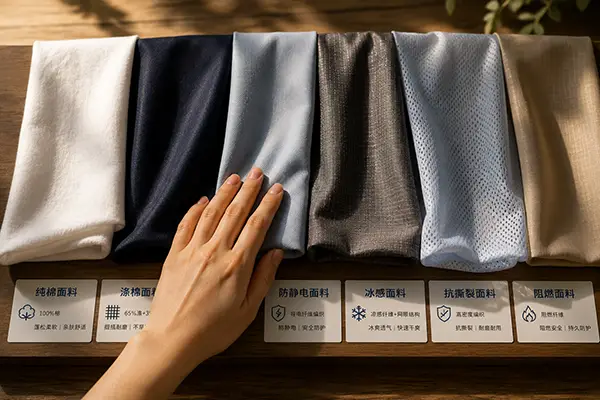 6个行业的工作服定制面料展示 6个行业的工作服定制面料展示