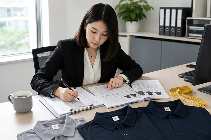 工作服定制尺码怎么分配