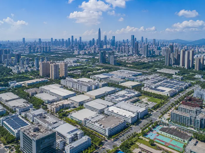 深圳工作服定制厂家的工厂区